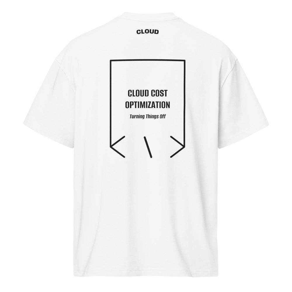 Cloud Cost Optimization — White Black back mockup
