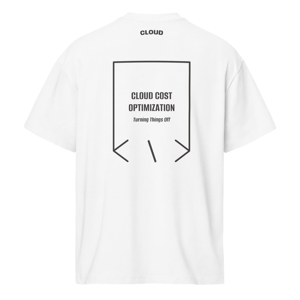 Cloud Cost Optimization — White Vintage Black back mockup