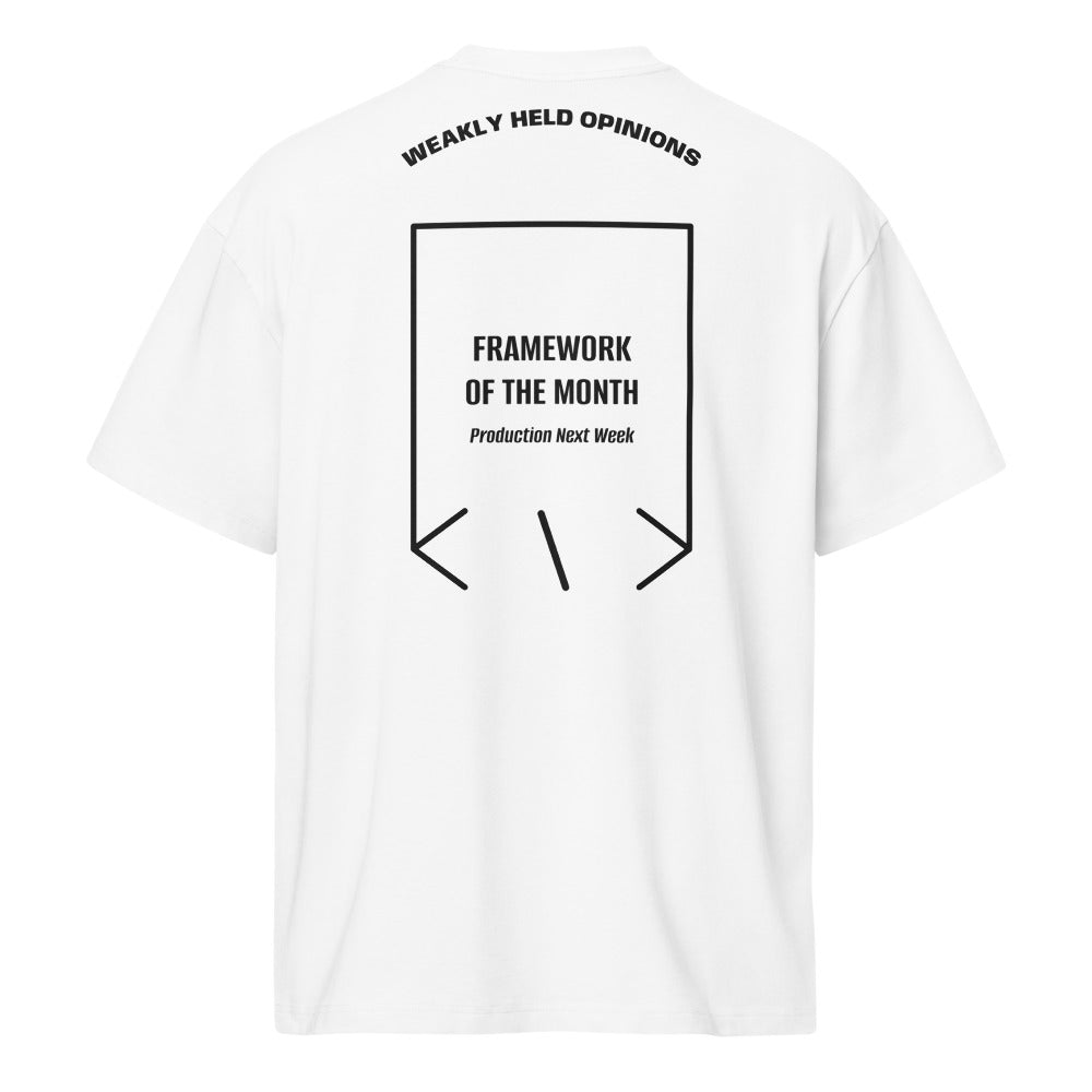 Framework Of The Month — White Black back mockup