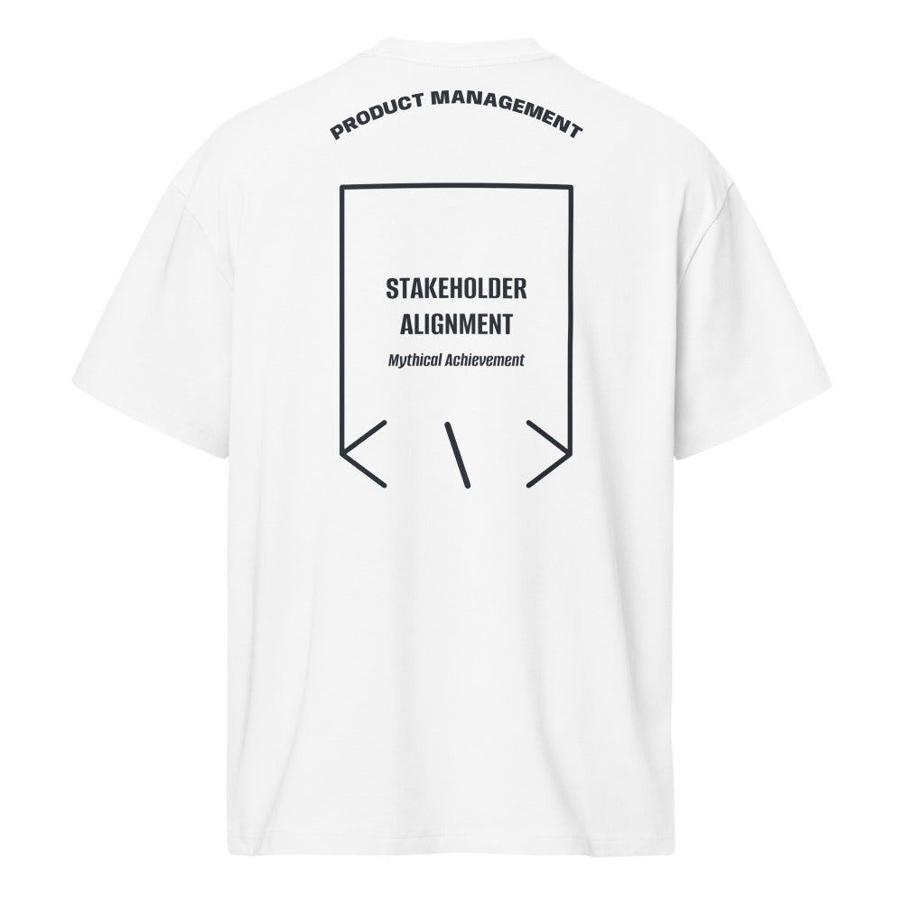 Stakeholder Alignment — White Navy Blazer back mockup
