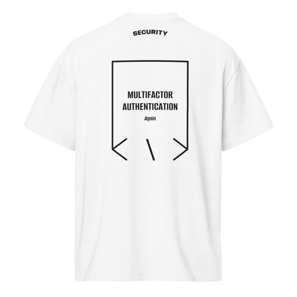 Multifactor Authentication — White Black back mockup