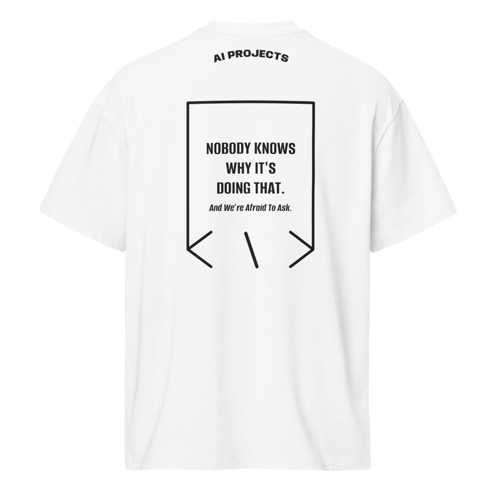 Nobody Knows Why It's Doing That. — secondary back mockup