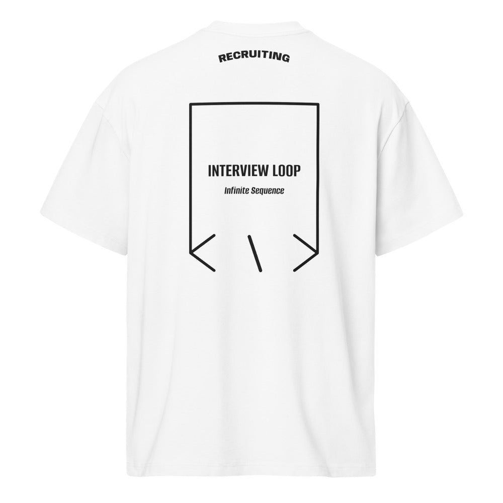 Interview Loop — White Black back mockup