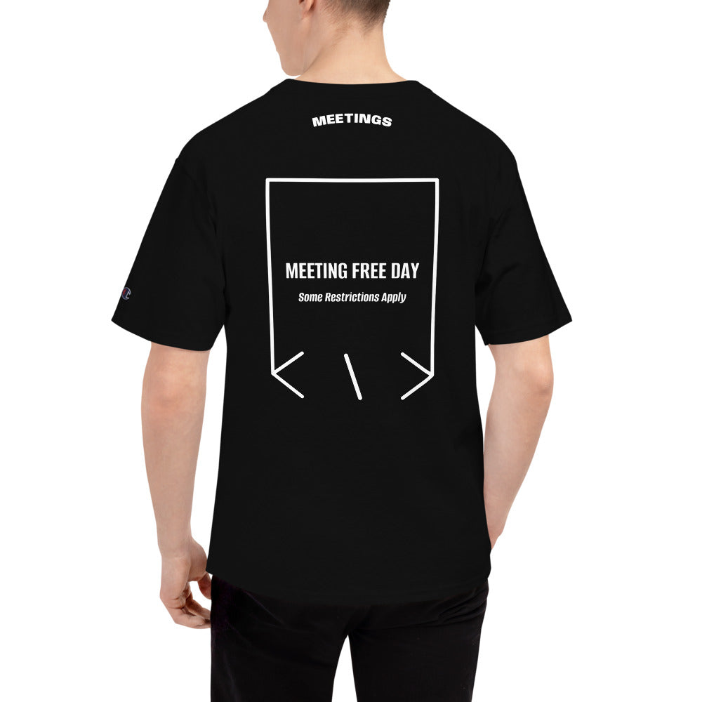 Meeting Free Day — secondary back mockup