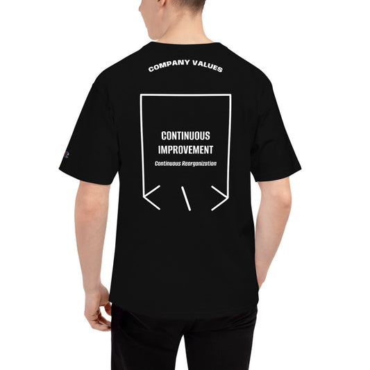 Continuous Improvement — secondary back mockup
