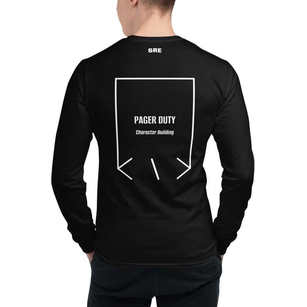 Pager Duty — secondary back mockup