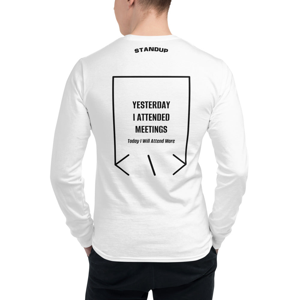 Yesterday I Attended Meetings — secondary back mockup
