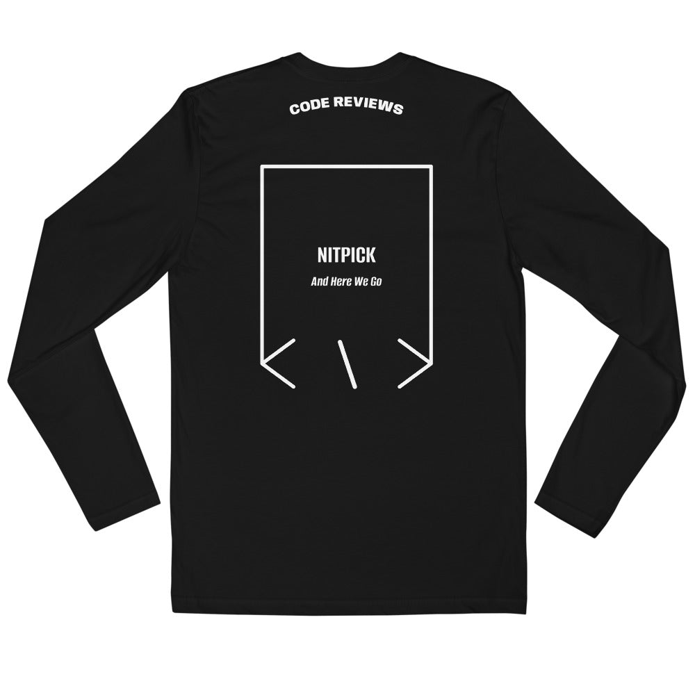 Nitpick — Black White back mockup