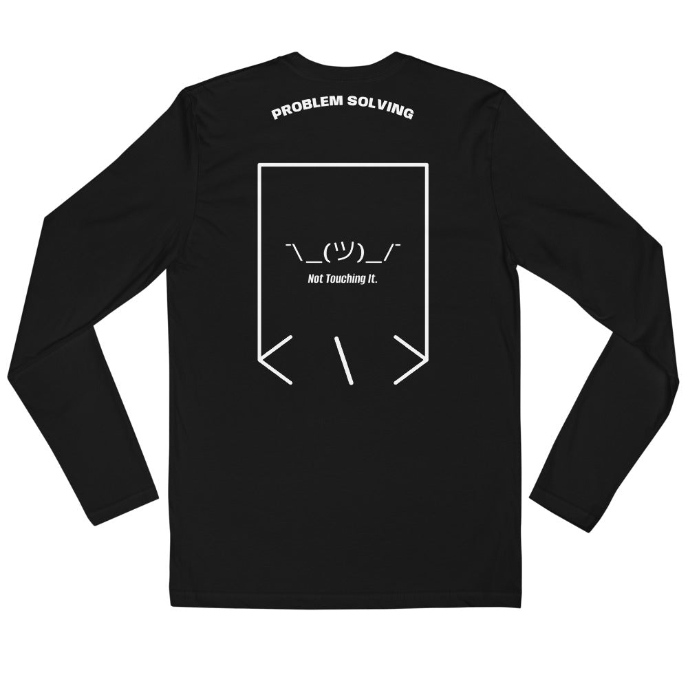¯\_(ツ)_/¯ — Black White back mockup