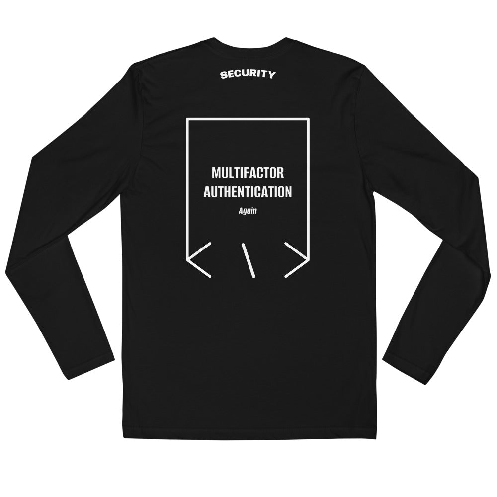 Multifactor Authentication — Black White back mockup