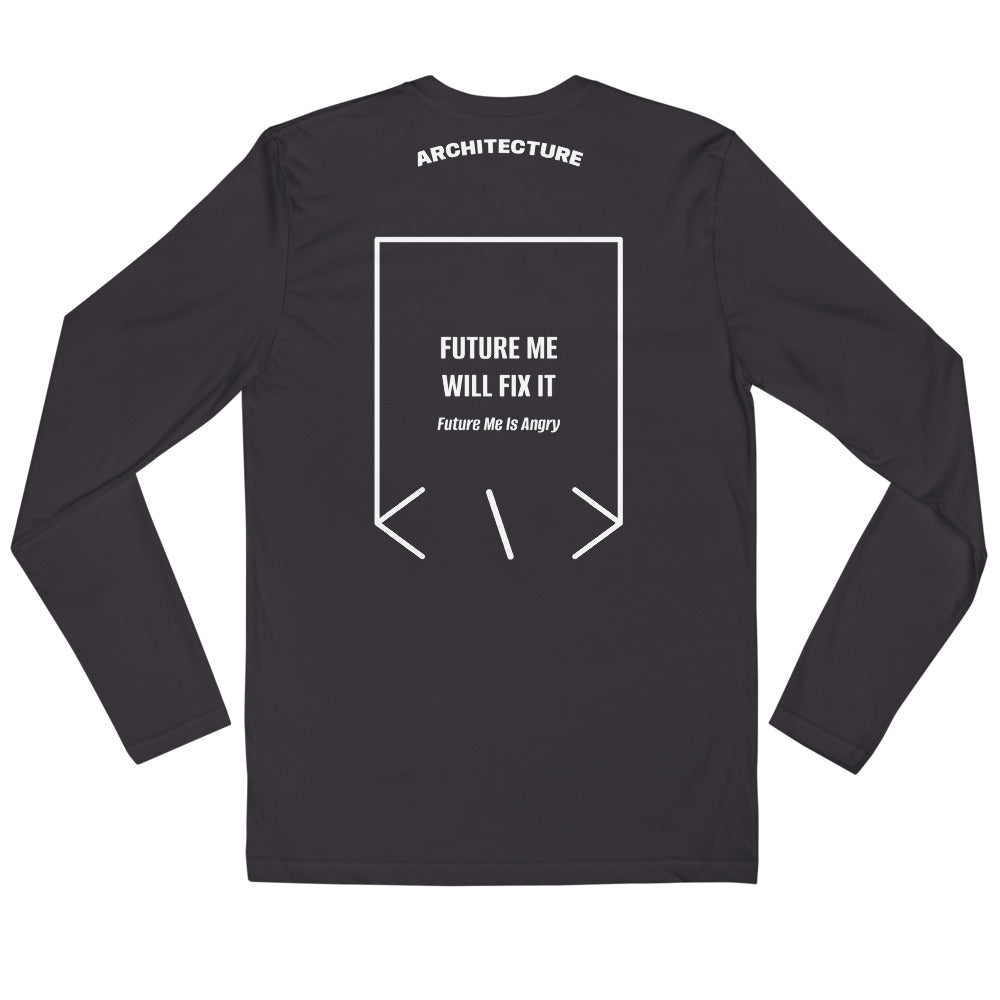 Future Me Will Fix It — Heavy Metal White back mockup