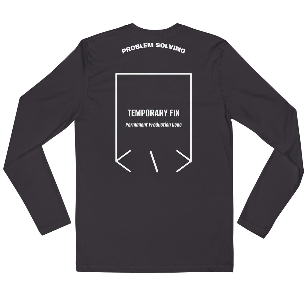 Temporary Fix — Heavy Metal White back mockup