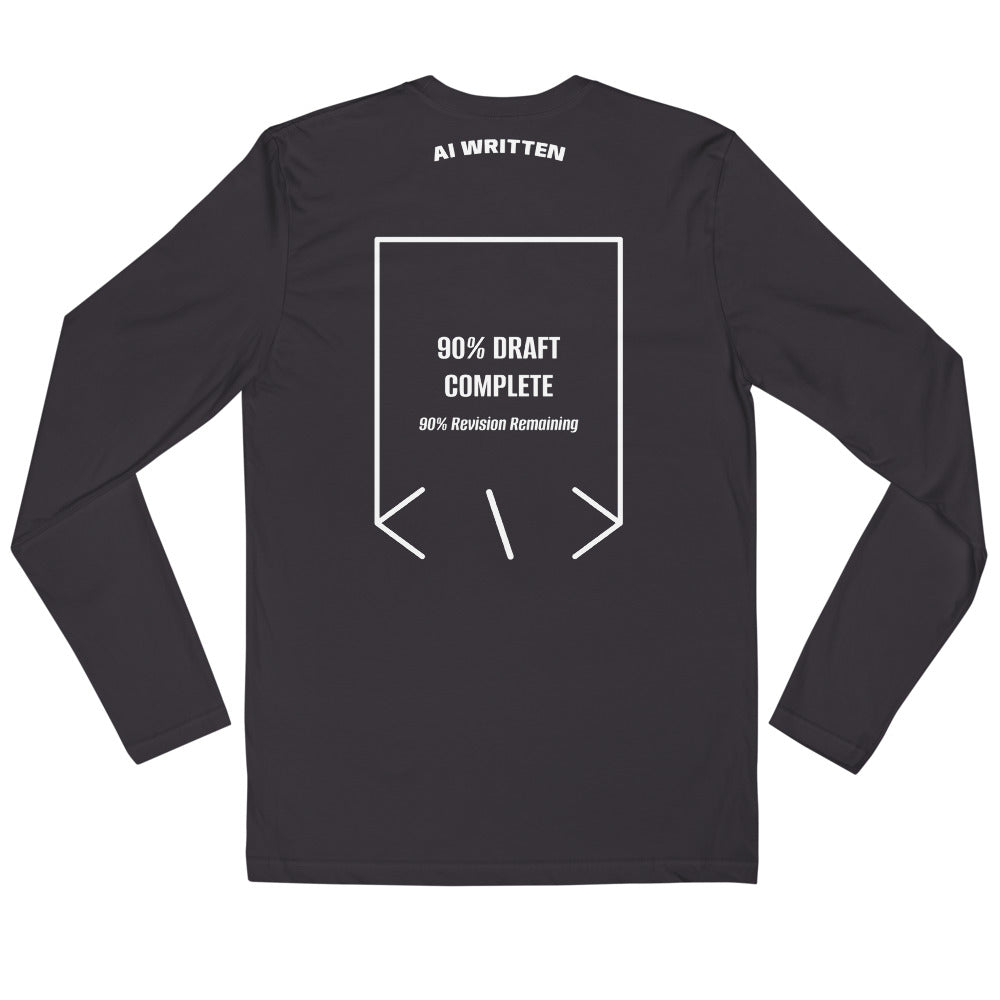 90% Draft Complete — Heavy Metal White back mockup