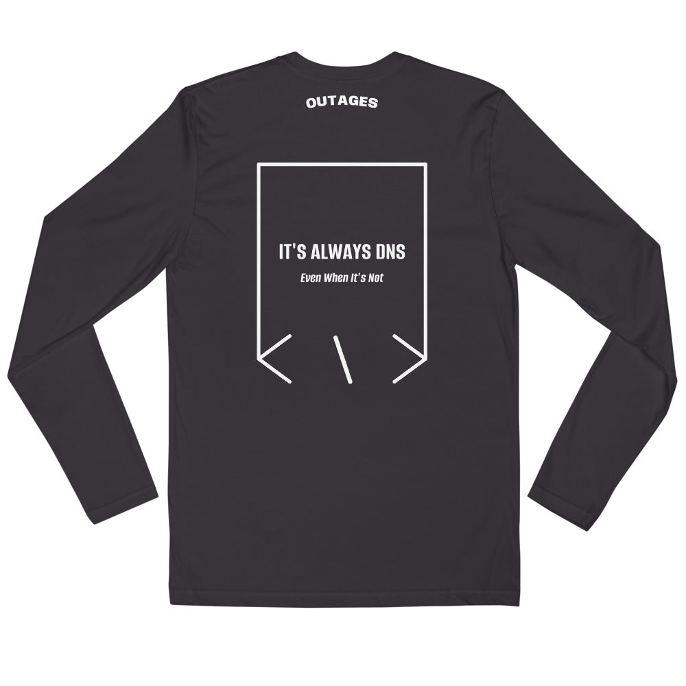 It's Always DNS — Heavy Metal White back mockup