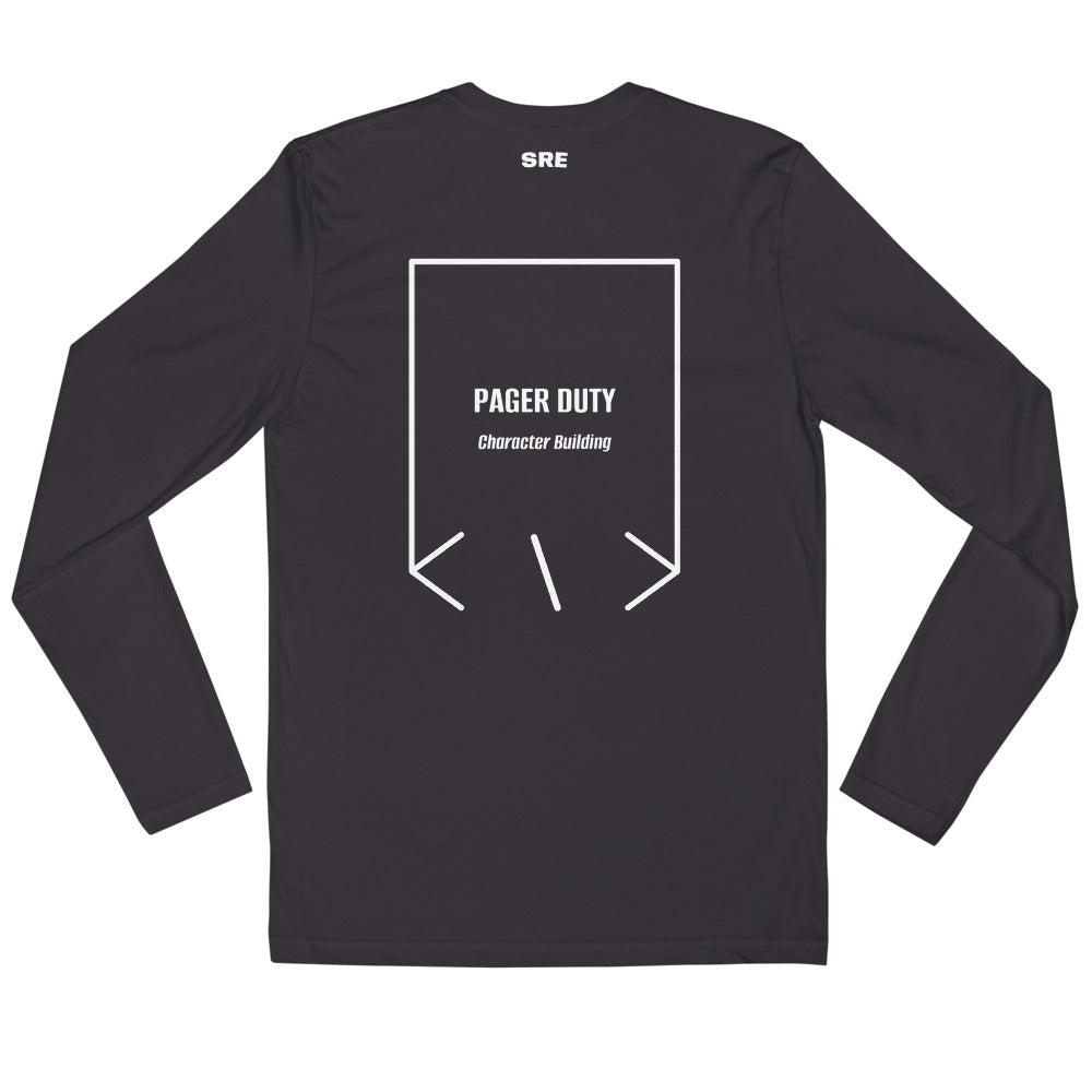 Pager Duty — Heavy Metal White back mockup