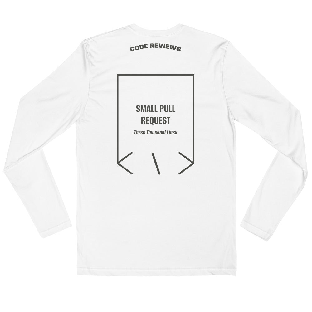 Small Pull Request — White Heavy Metal back mockup