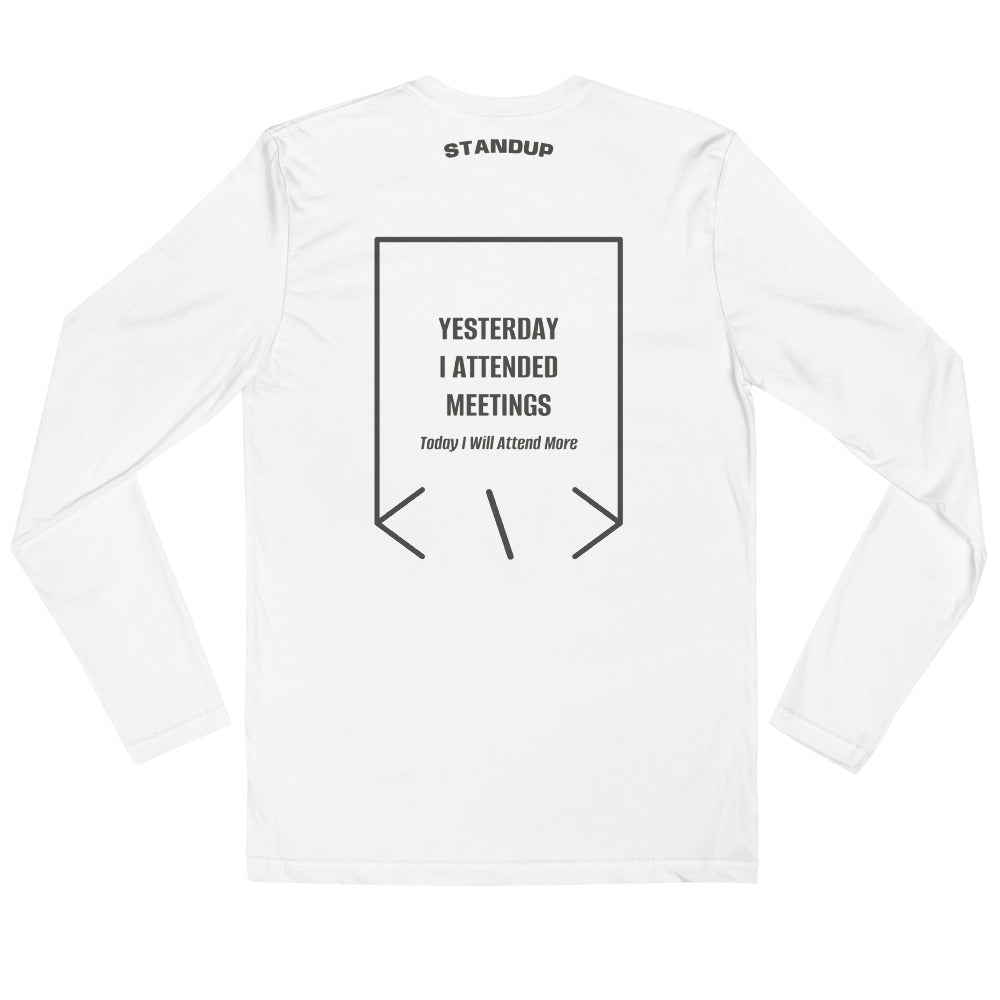 Yesterday I Attended Meetings — secondary back mockup