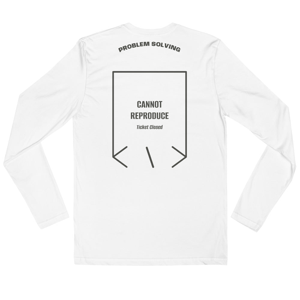 Cannot Reproduce — White Heavy Metal back mockup