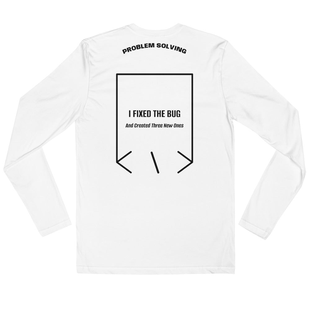 I Fixed The Bug — secondary back mockup