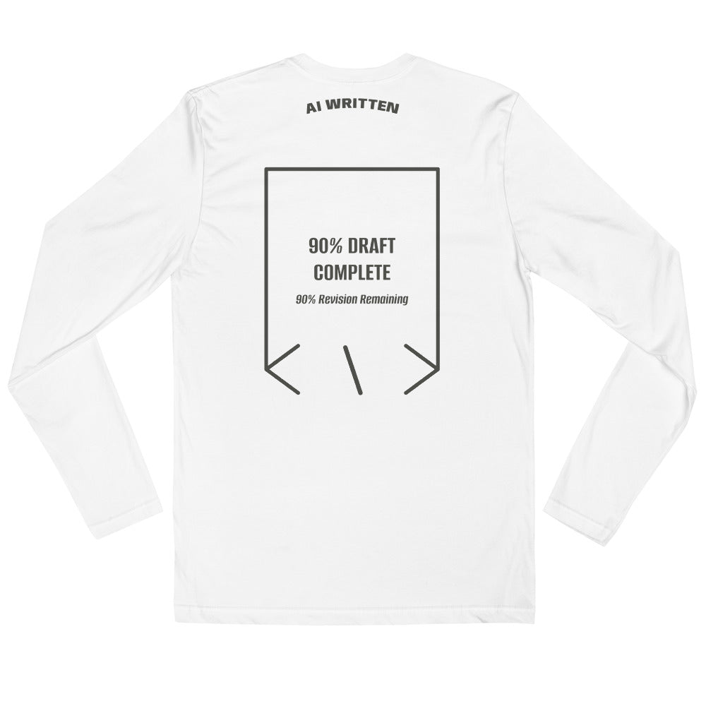 90% Draft Complete — White Heavy Metal back mockup