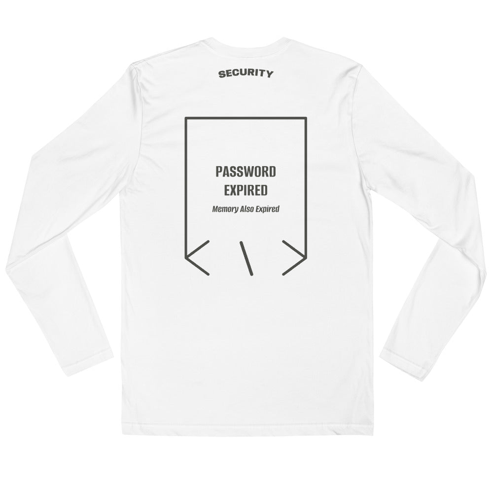 Password Expired — White Heavy Metal back mockup