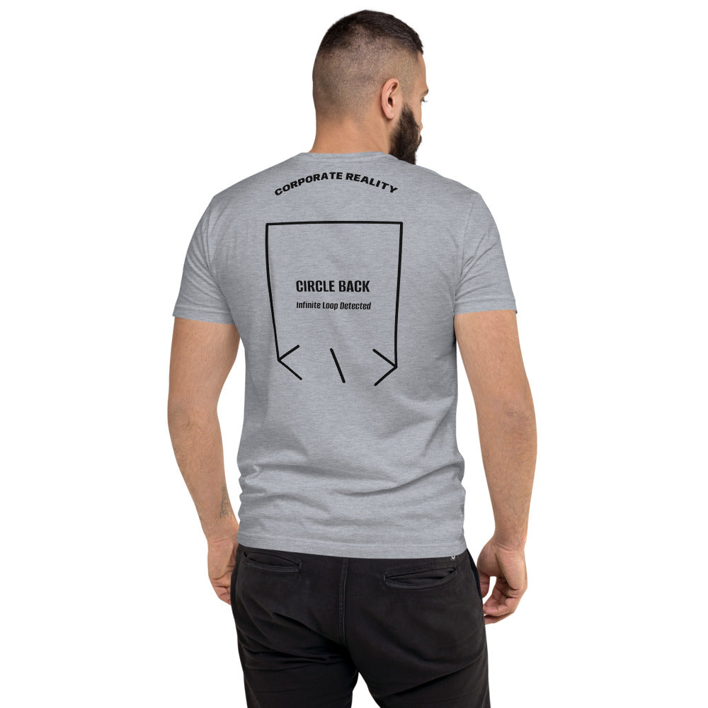 Circle Back — Heather Grey Black back mockup