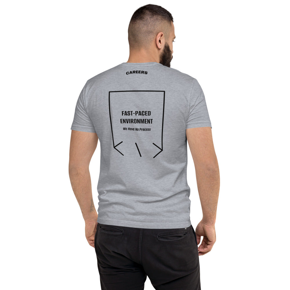Fast-Paced Environment — Heather Grey Black back mockup