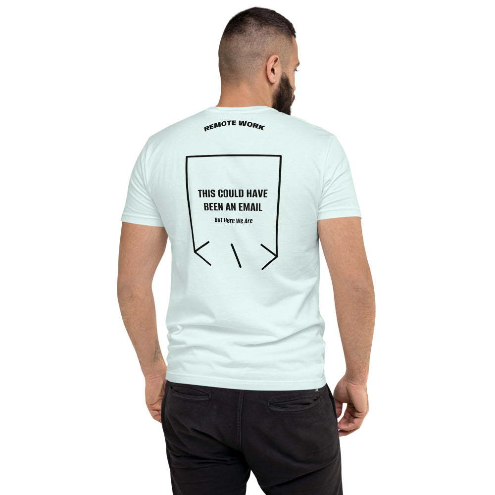 This Could Have Been An Email — Light Blue Black back mockup