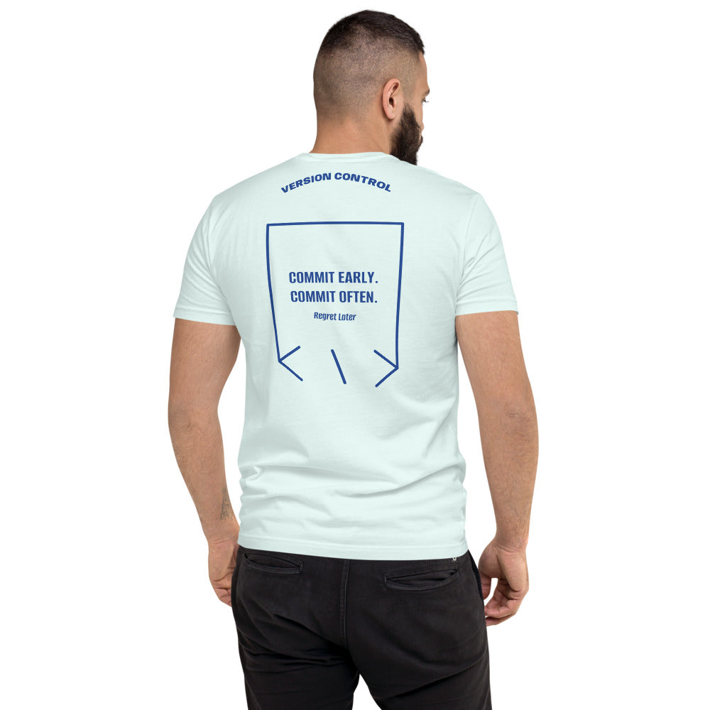 Commit Early. Commit Often. — secondary back mockup