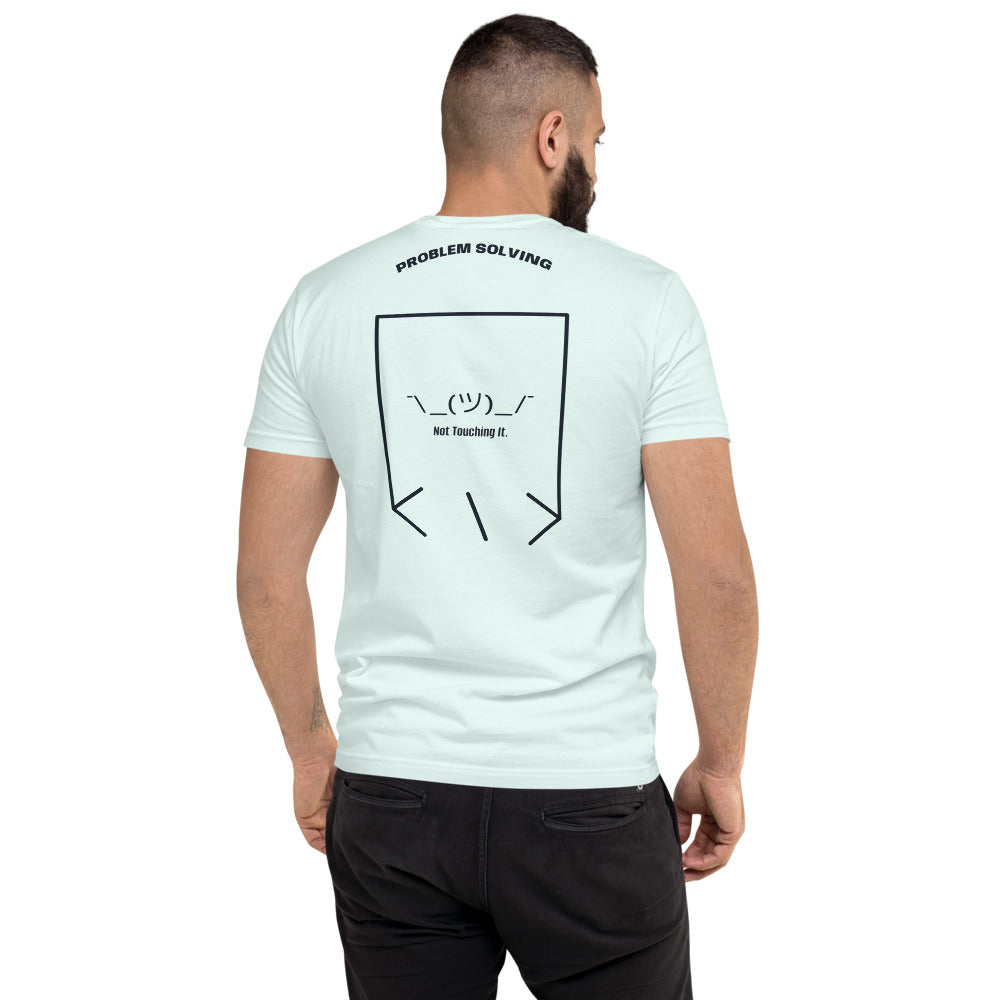 ¯\_(ツ)_/¯ — Light Blue Midnight Navy back mockup