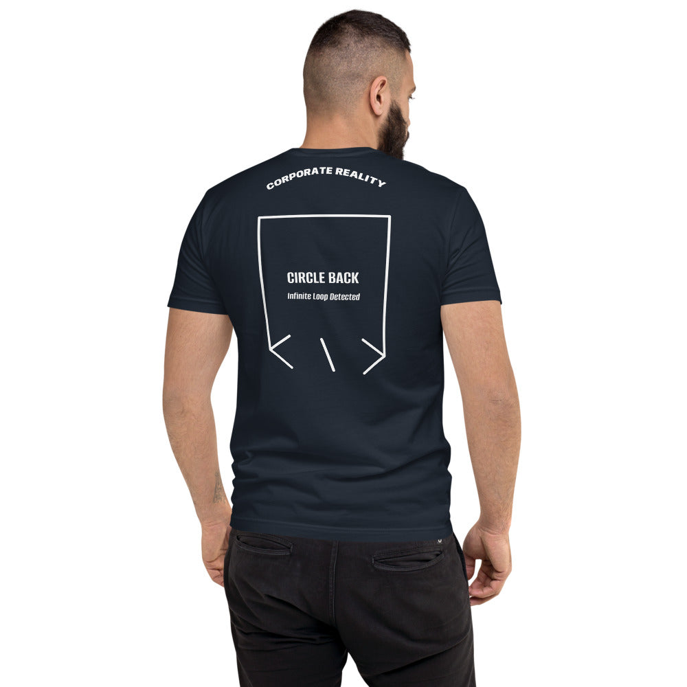 Circle Back — Midnight Navy White back mockup