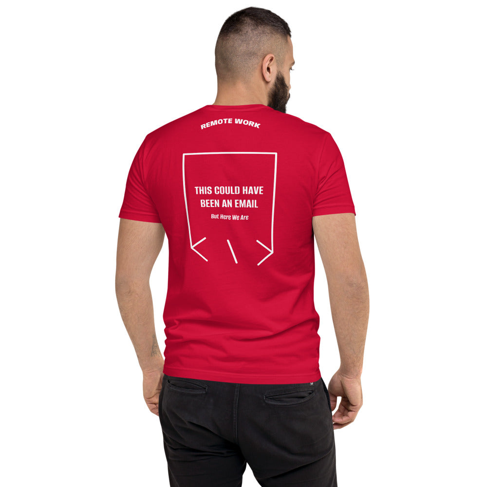 This Could Have Been An Email — Red White back mockup