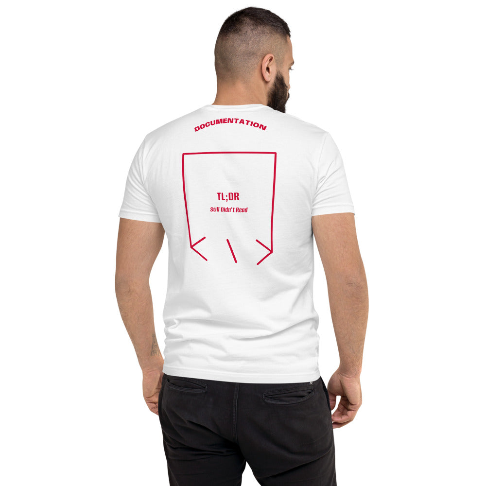 TL;DR — White Red back mockup