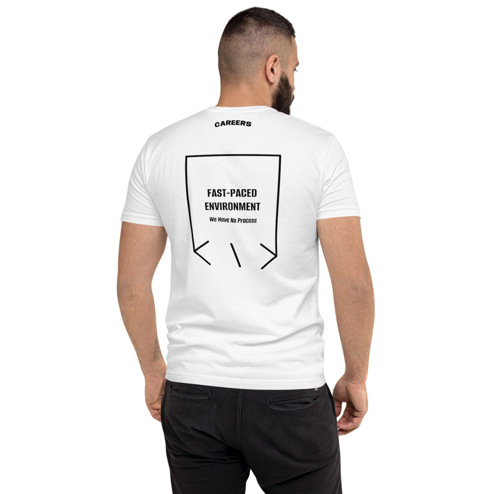 Fast-Paced Environment — White Black back mockup
