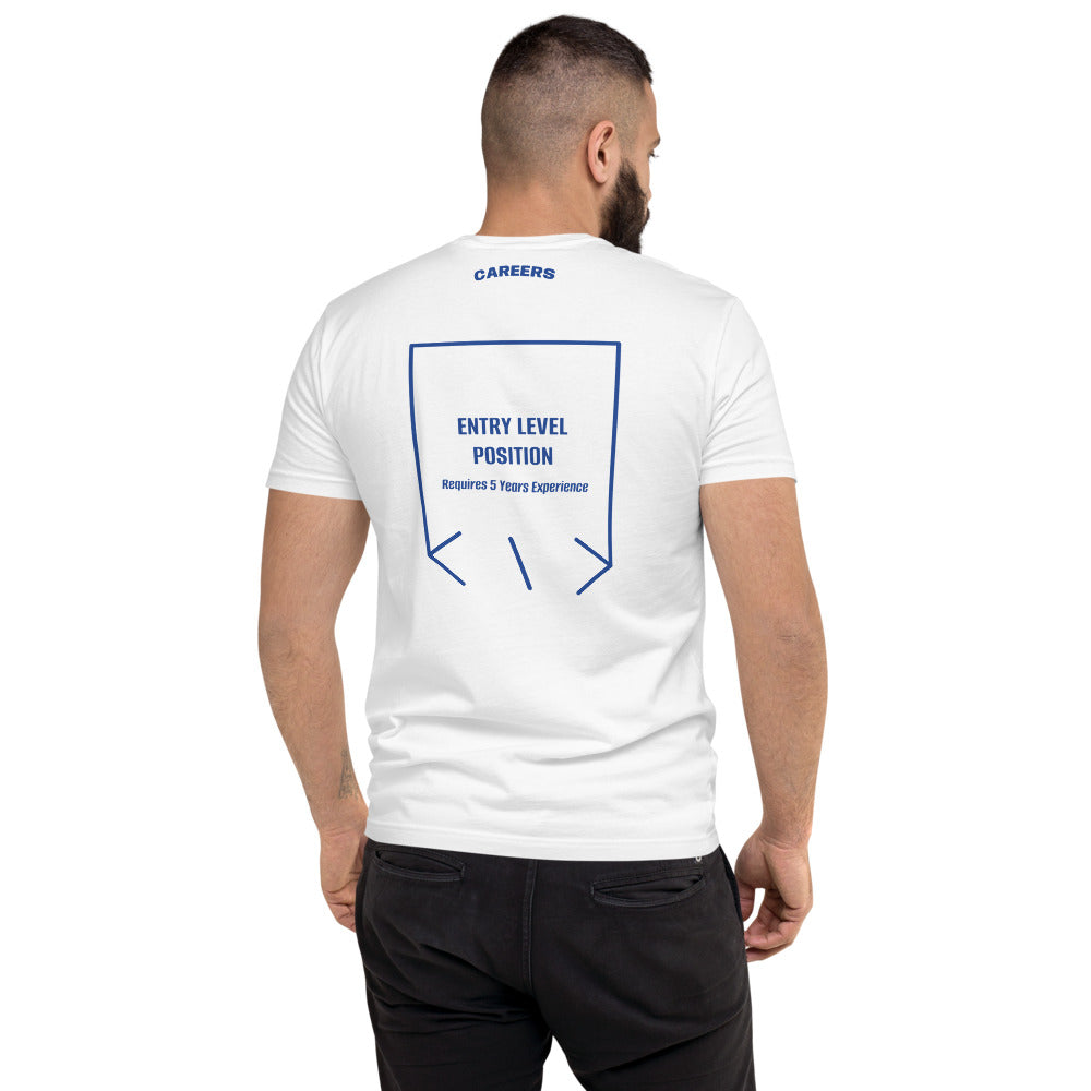 Entry Level Position — White Royal Blue back mockup