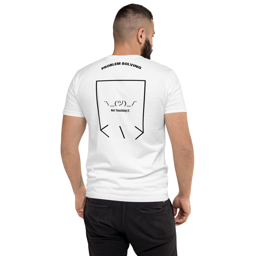 ¯\_(ツ)_/¯ — White Black back mockup