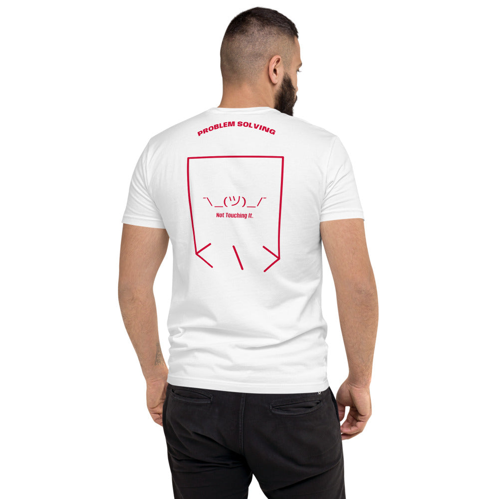 ¯\_(ツ)_/¯ — White Red back mockup