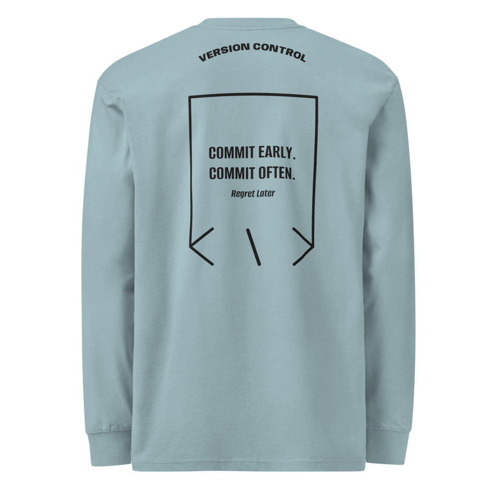 Commit Early. Commit Often. — Agave Black back mockup
