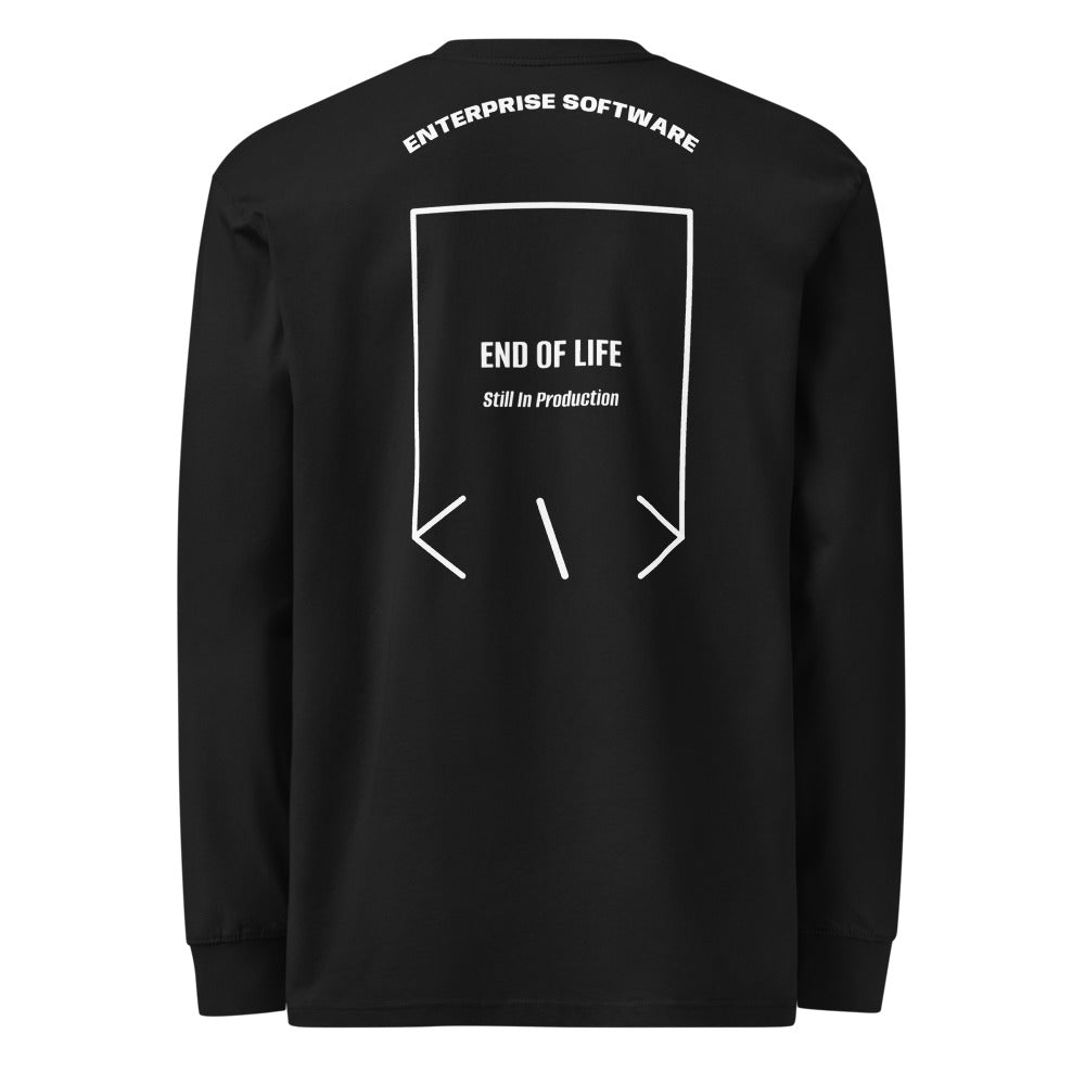 End Of Life — Black White back mockup