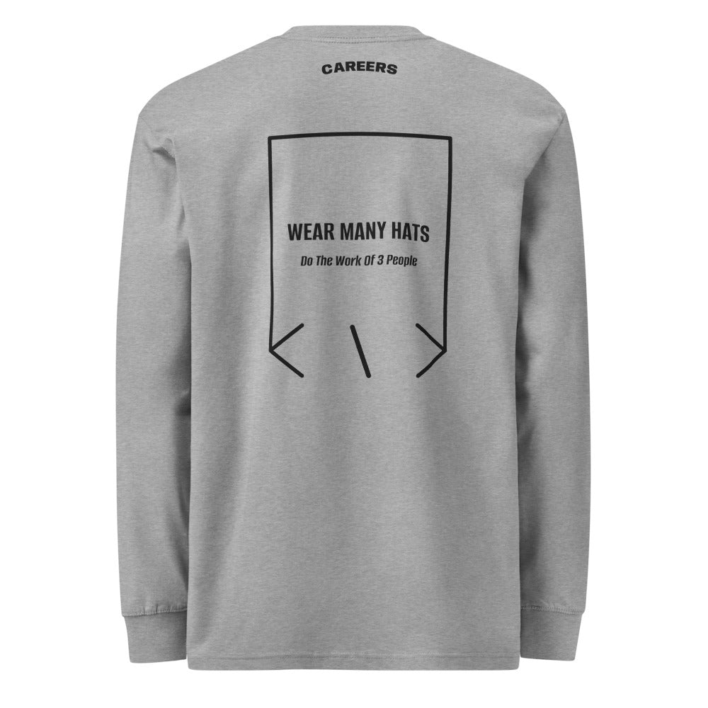 Wear Many Hats — Carbon Grey Black back mockup
