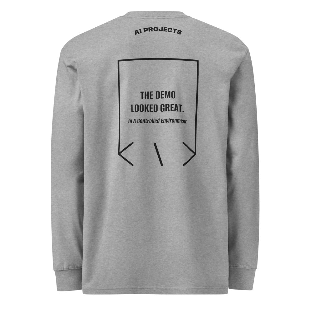 The Demo Looked Great. — Carbon Grey Black back mockup