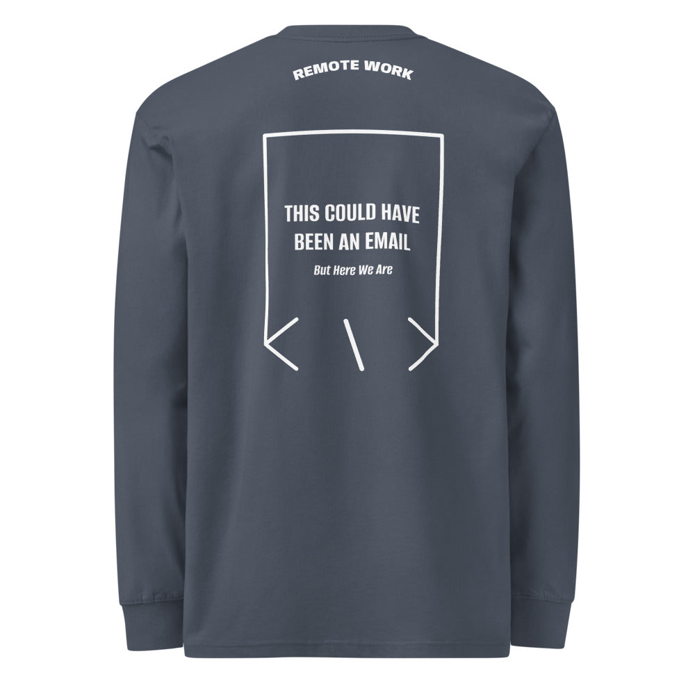 This Could Have Been An Email — Harbor Blue White back mockup