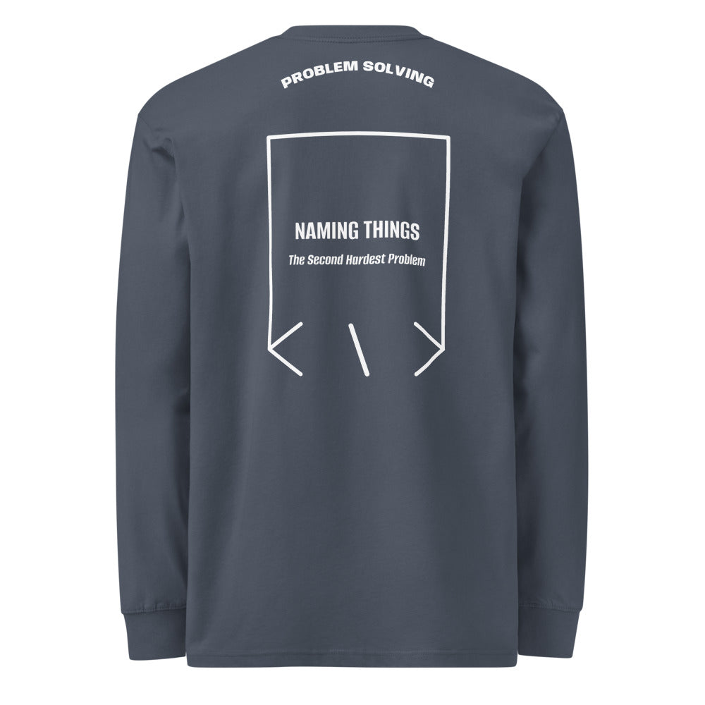 Naming Things — Harbor Blue White back mockup