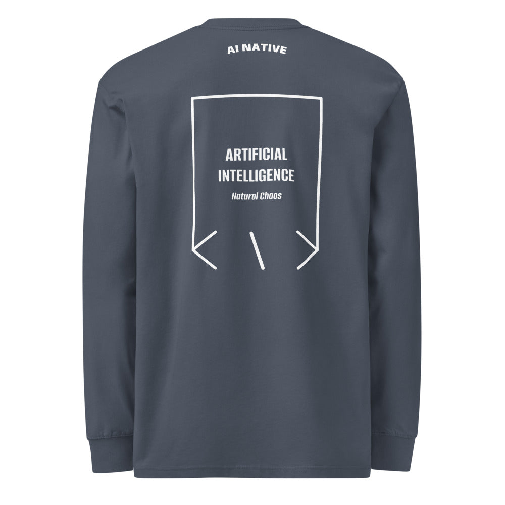 Artificial Intelligence — Harbor Blue White back mockup