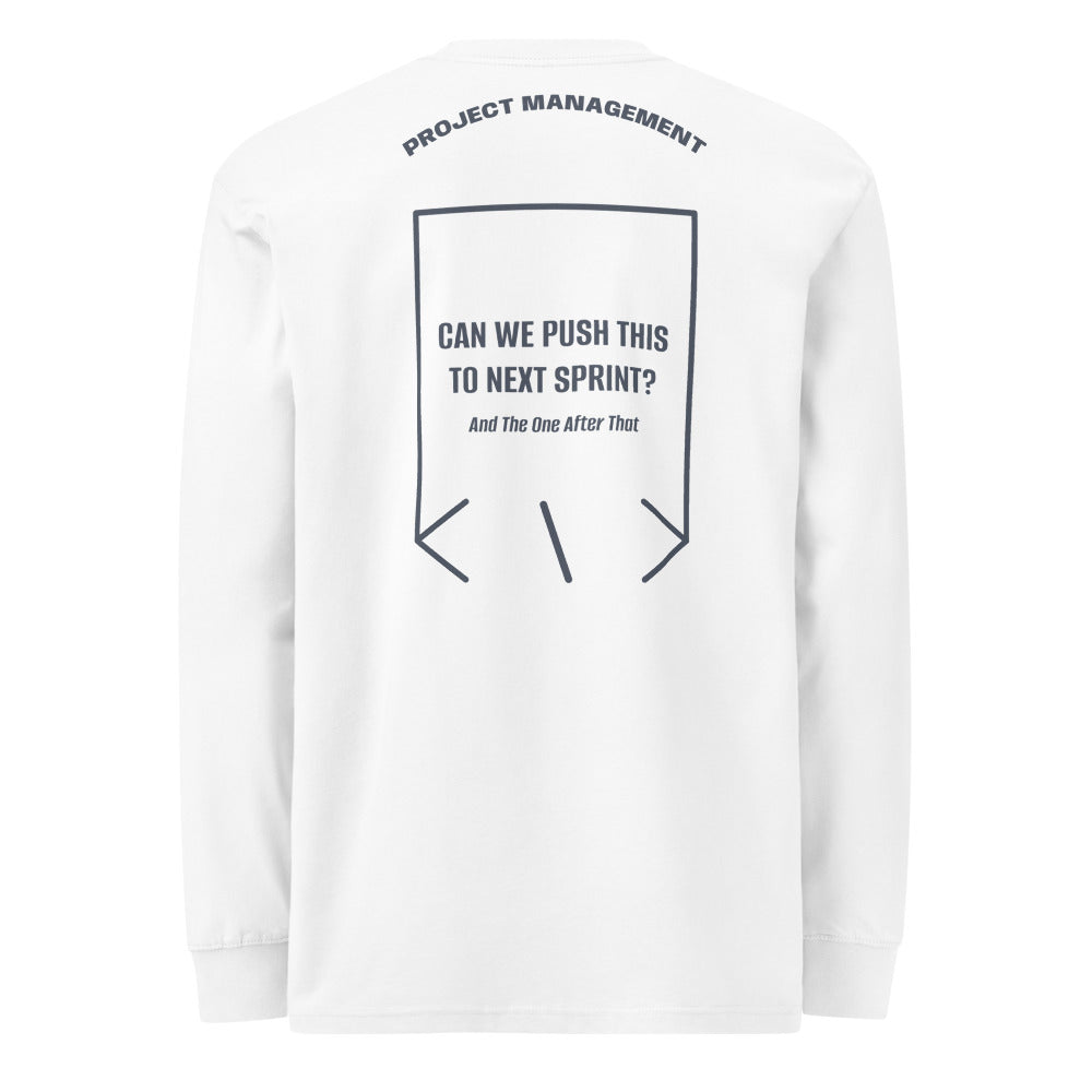 Can We Push This To Next Sprint? — White Harbor Blue back mockup