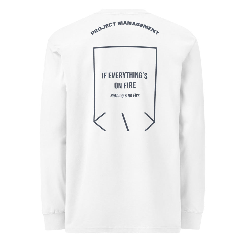 If Everything’s On Fire — White Harbor Blue back mockup