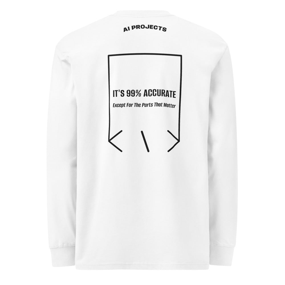 It's 99% Accurate — secondary back mockup