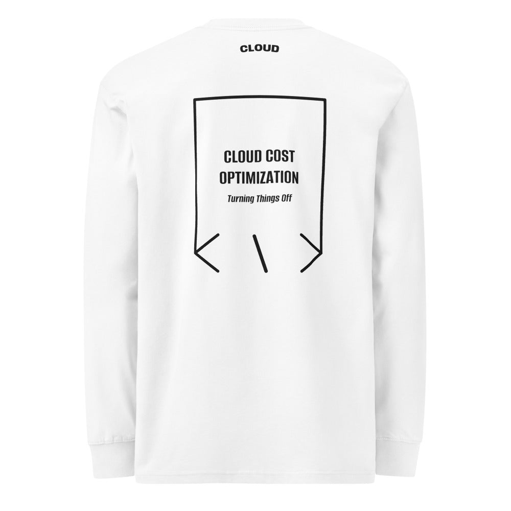 Cloud Cost Optimization — White Black back mockup