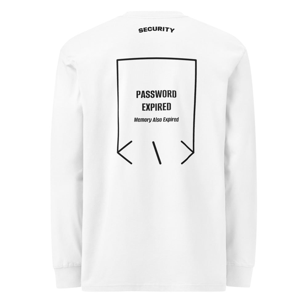 Password Expired — White Black back mockup