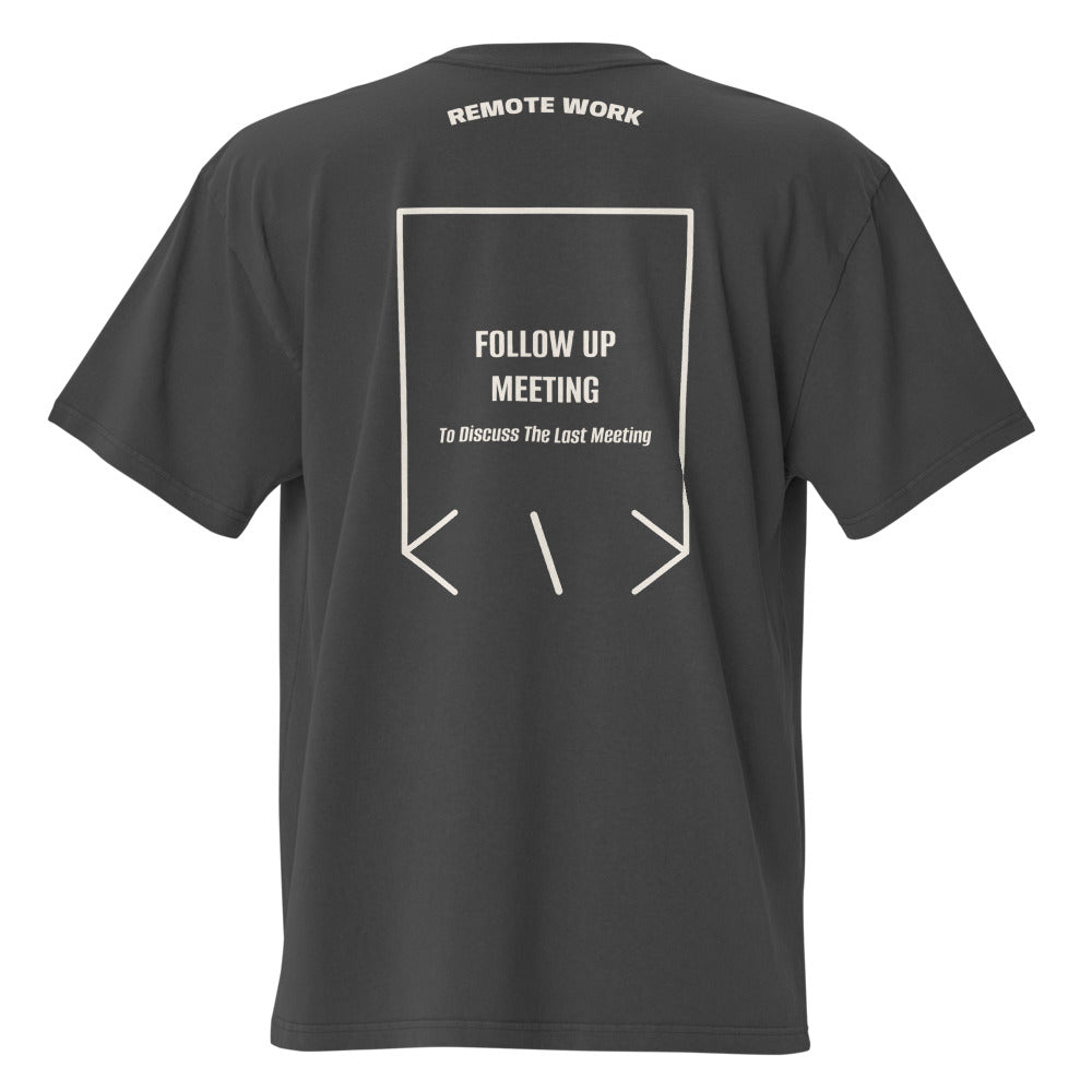 Follow Up Meeting — Faded Black Faded Bone back mockup